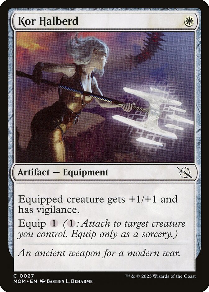 Kor Halberd 27/291 (March of the Machine)  - Foil