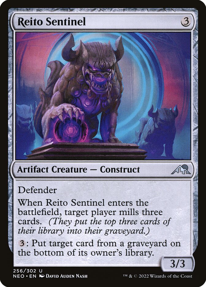 Reito Sentinel 256/302 (Kamigawa: Neon Dynasty) 