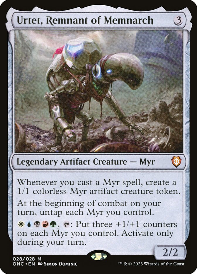 Urtet, Remnant of Memnarch 28 (Commander: Phyrexia: All Will Be One) 