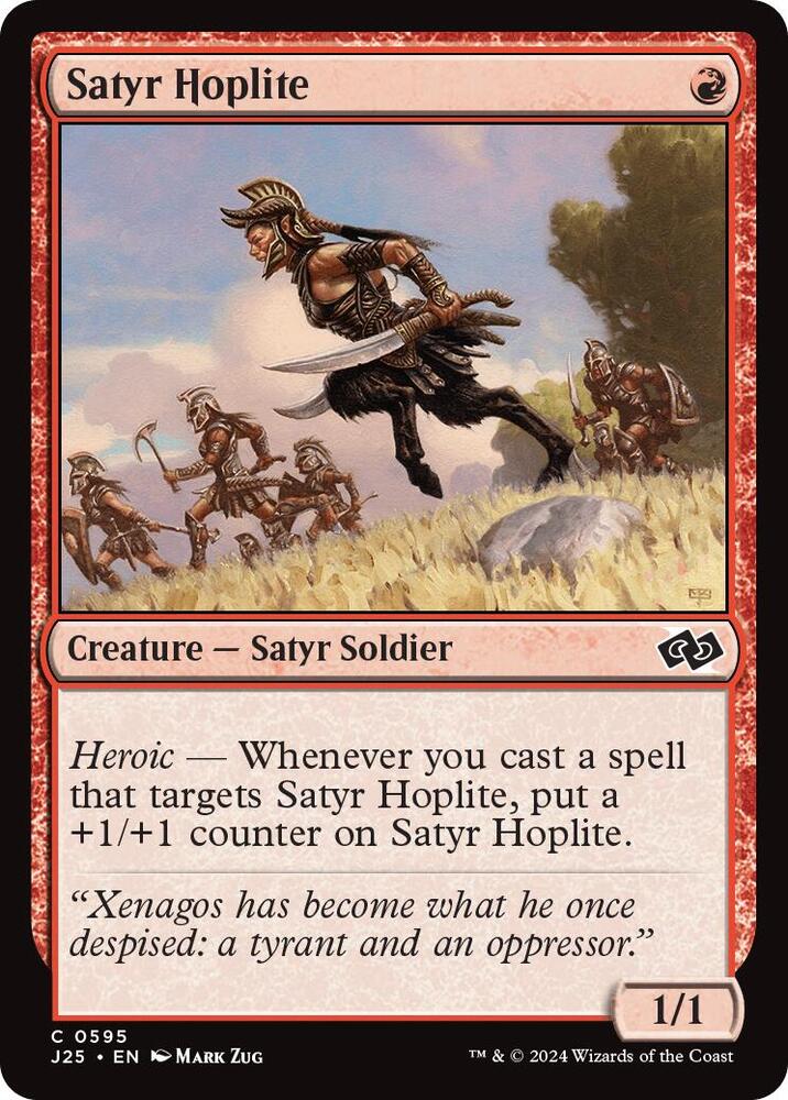 Satyr Hoplite 595/779 (Foundations Jumpstart) 