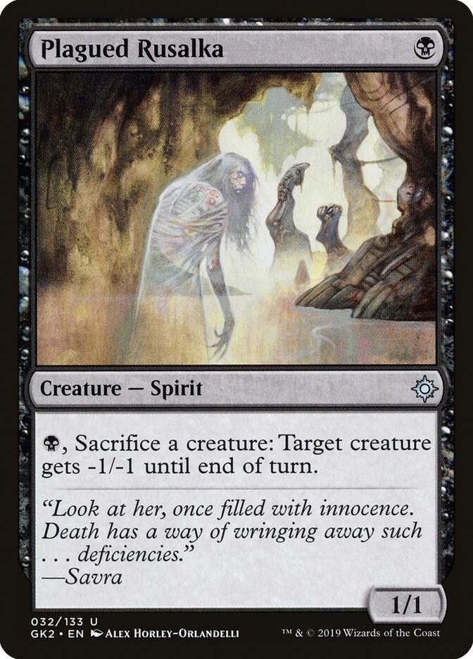 Plagued Rusalka 32/133 (Ravnica Allegiance: Guild Kits) 