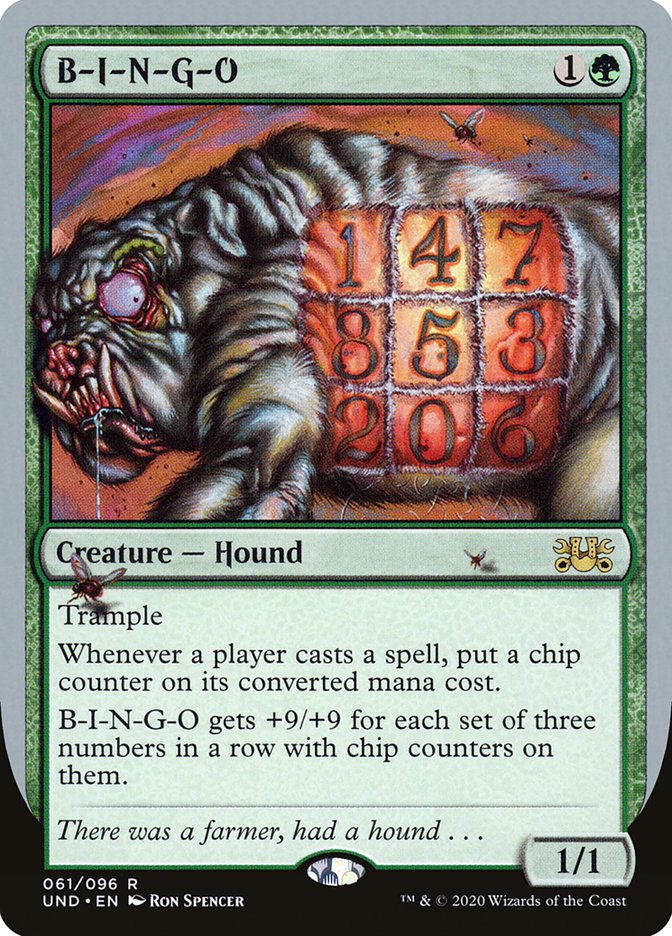 B-I-N-G-O 61/96 (Unsanctioned) 