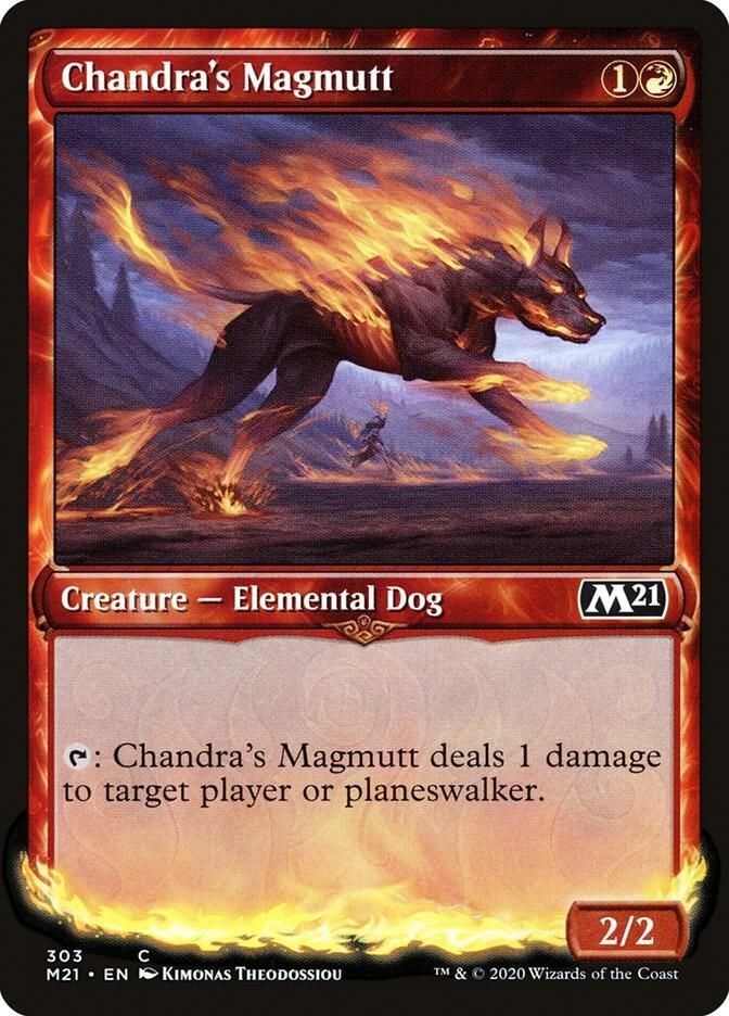 Chandra's Magmutt 303 (Core Set 2021)  - Showcase Foil