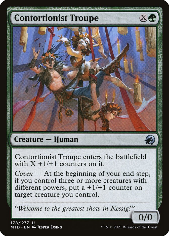 Contortionist Troupe 178/277 (Innistrad: Midnight Hunt) 