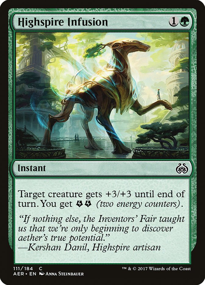 Highspire Infusion 111/184 (Aether Revolt) 