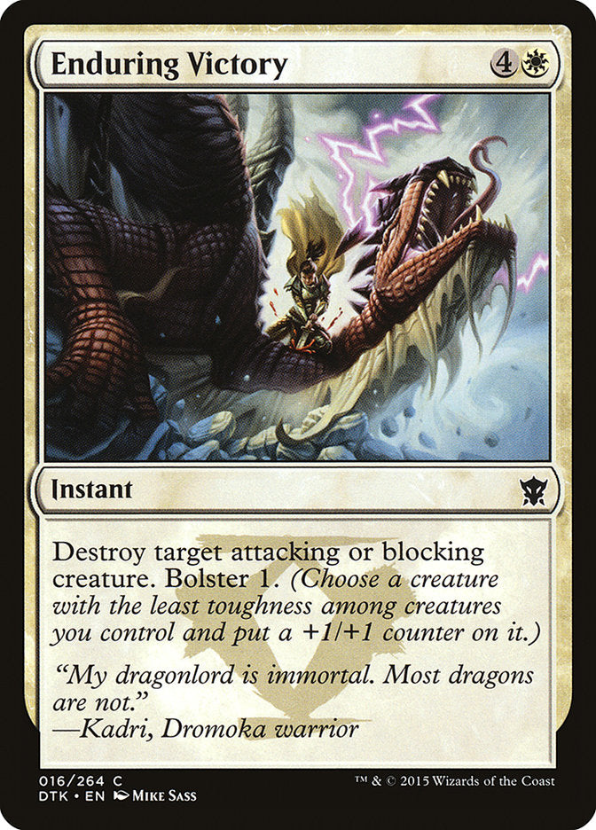Enduring Victory 16/264 (Dragons of Tarkir) 