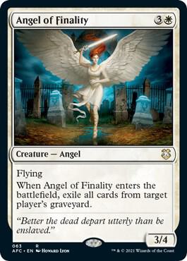 Angel of Finality 63/62 (Commander: Adventures in the Forgotten Realms) 