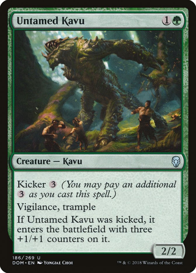 Untamed Kavu 186/269 (Dominaria) 