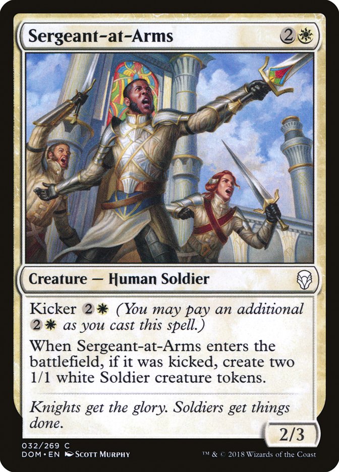 Sergeant-at-Arms 32/269 (Dominaria) 
