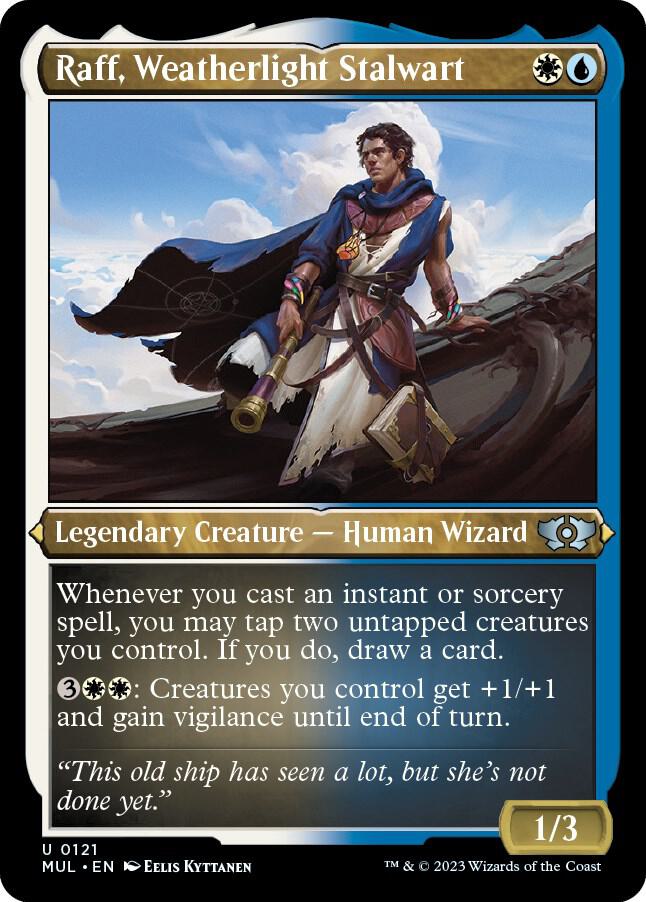 Raff, Weatherlight Stalwart 121/65 (March of the Machine: Multiverse Legends)  - Etched Foil