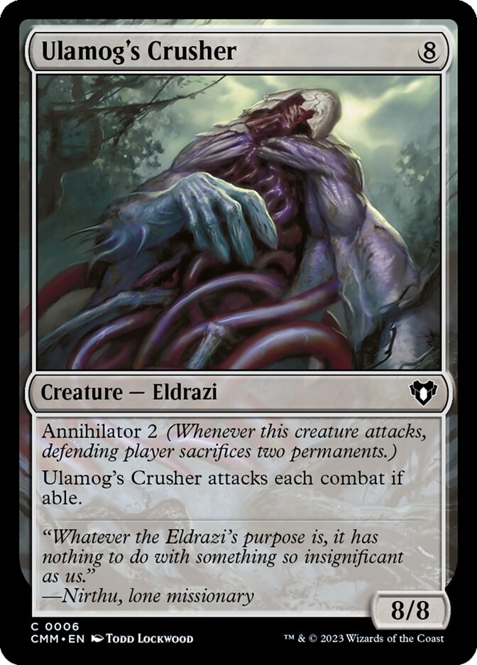 Ulamog's Crusher 6/451 (Commander Masters)  - Foil