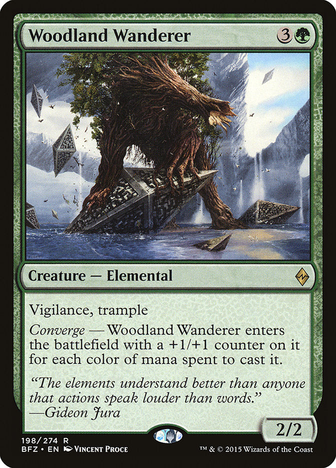 Woodland Wanderer 198/274 (Battle for Zendikar) 