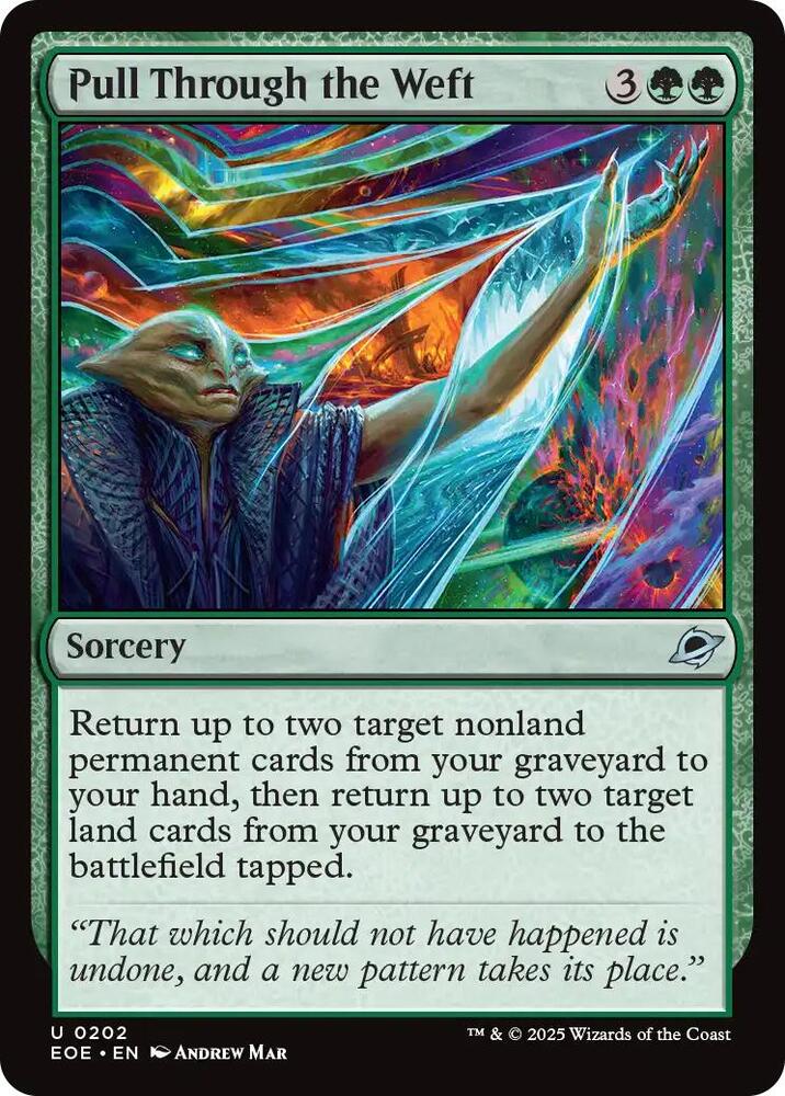 Pull Through the Weft 202/276 (Edge of Eternities)  - Foil