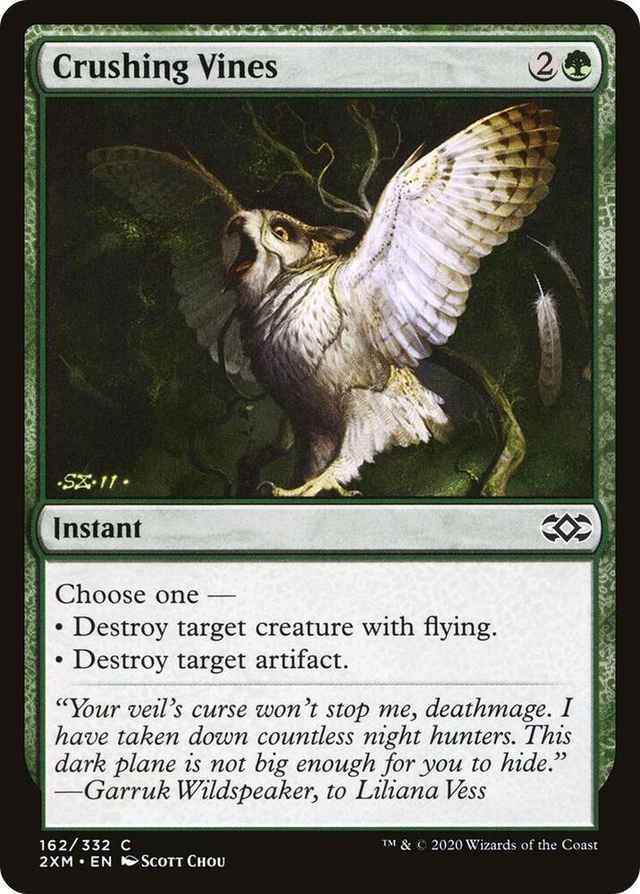 Crushing Vines 162/332 (Double Masters)  - Foil