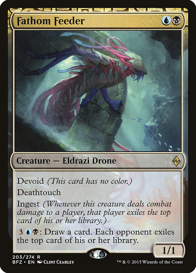 Fathom Feeder 203/274 (Battle for Zendikar) 