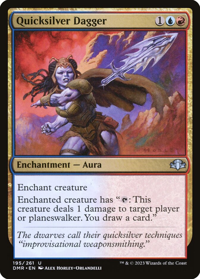 Quicksilver Dagger 195/261 (Dominaria Remastered) 
