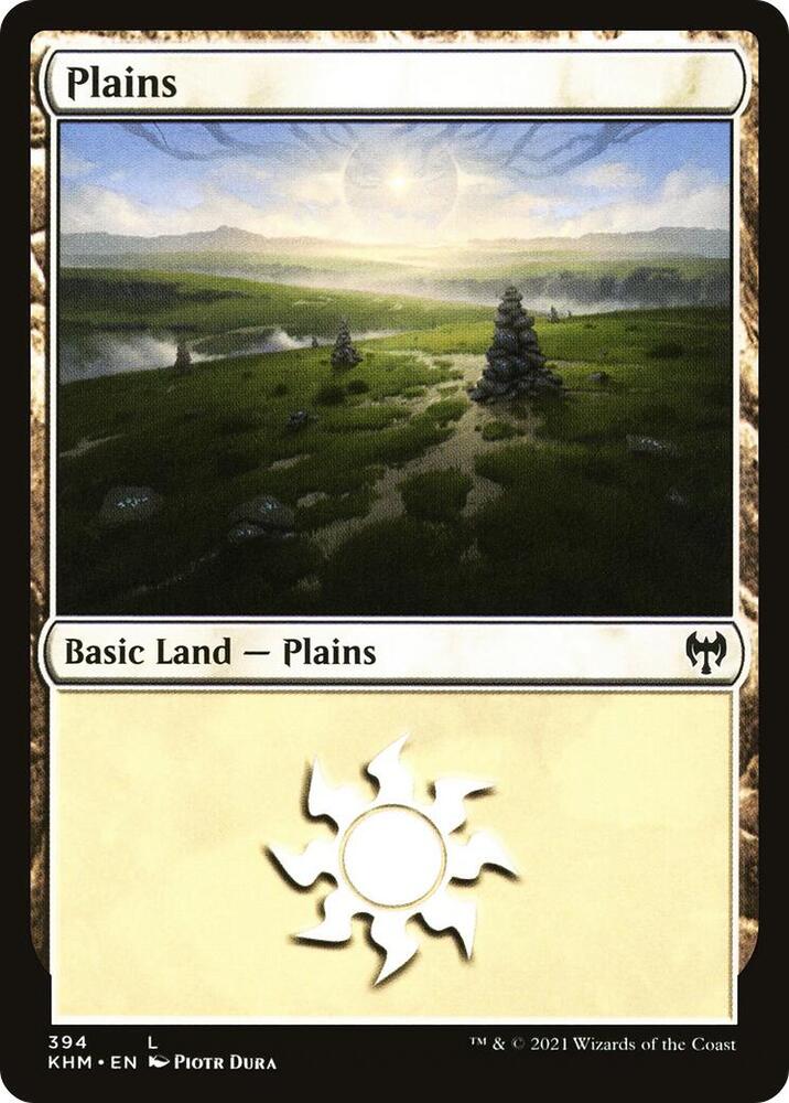 Plains 394/285 (Kaldheim)  - Foil
