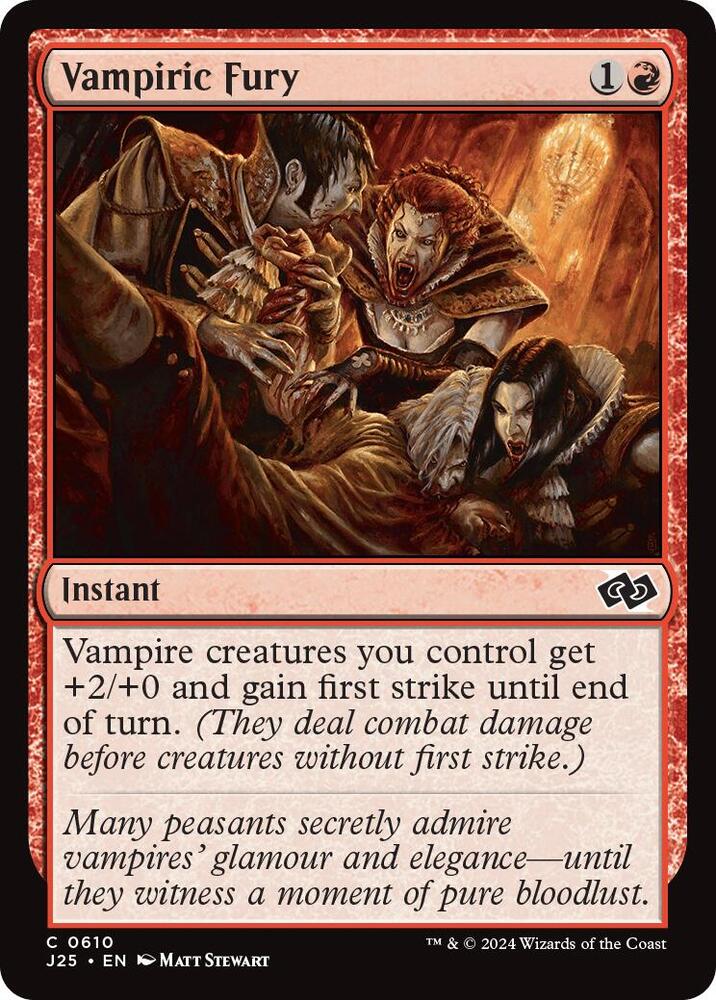 Vampiric Fury 610 (Foundations Jumpstart) 