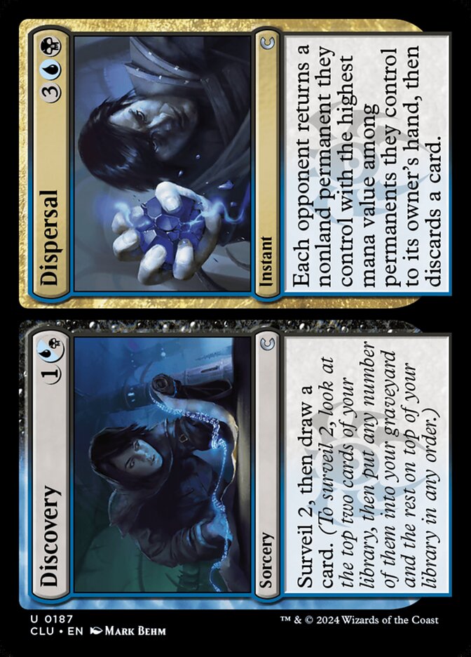 Discovery // Dispersal 187/284 (Ravnica: Clue Edition) 