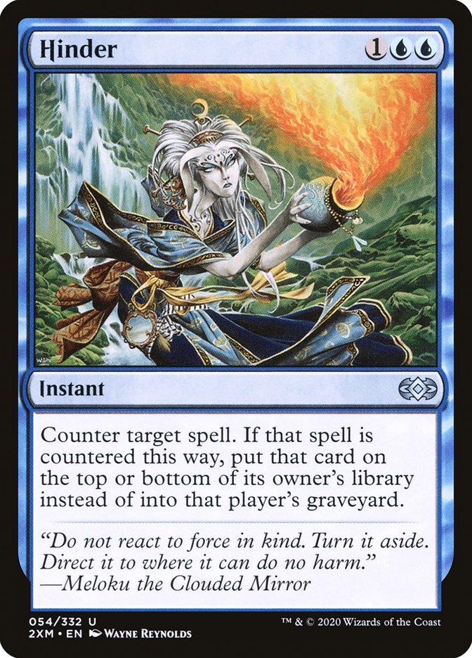 Hinder 54/332 (Double Masters)  - Foil