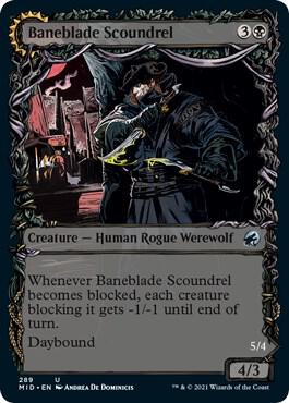 Baneblade Scoundrel Showcase 289/277 (Innistrad: Midnight Hunt) 
