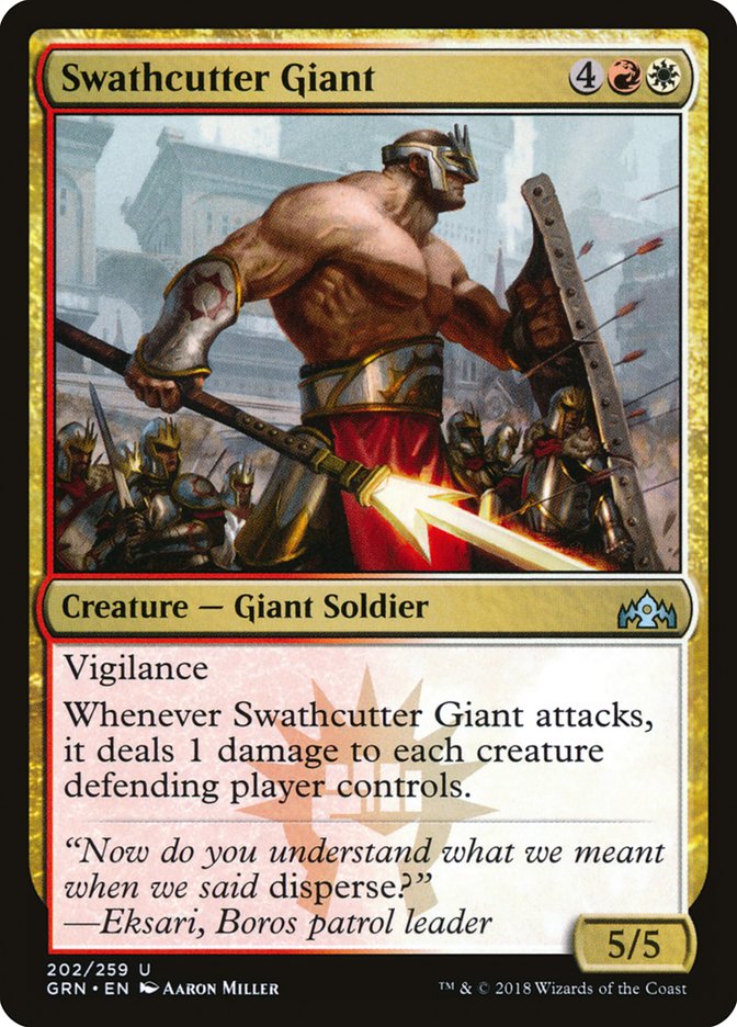 Swathcutter Giant 202/259 (Guilds of Ravnica) 
