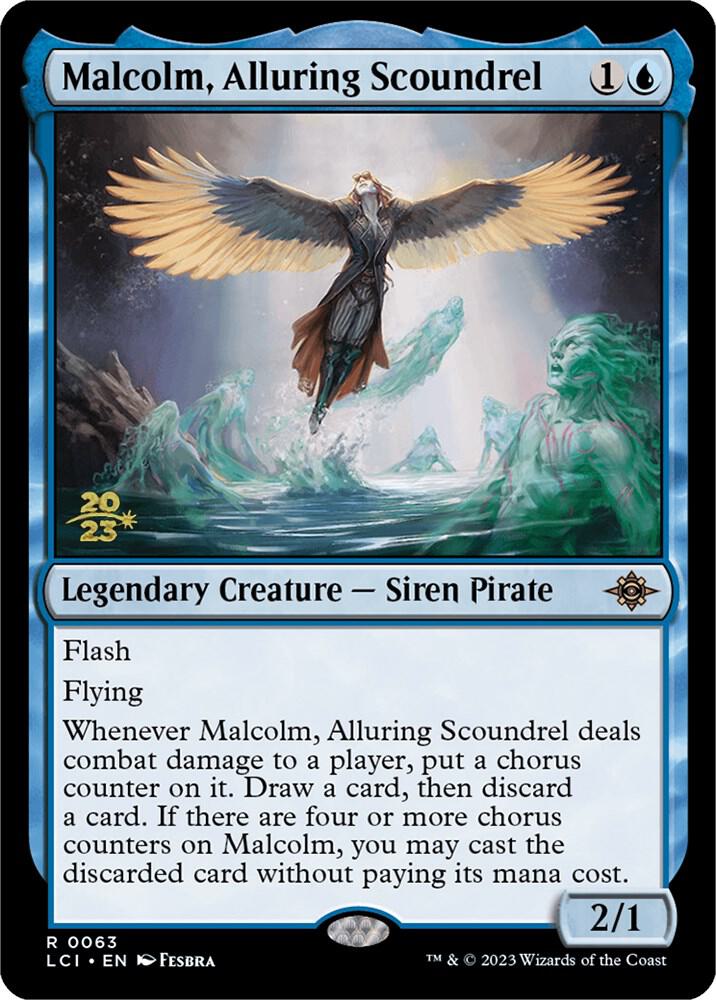 Malcolm Alluring Scoundrel 63s/138 (Prerelease Cards)  - Foil