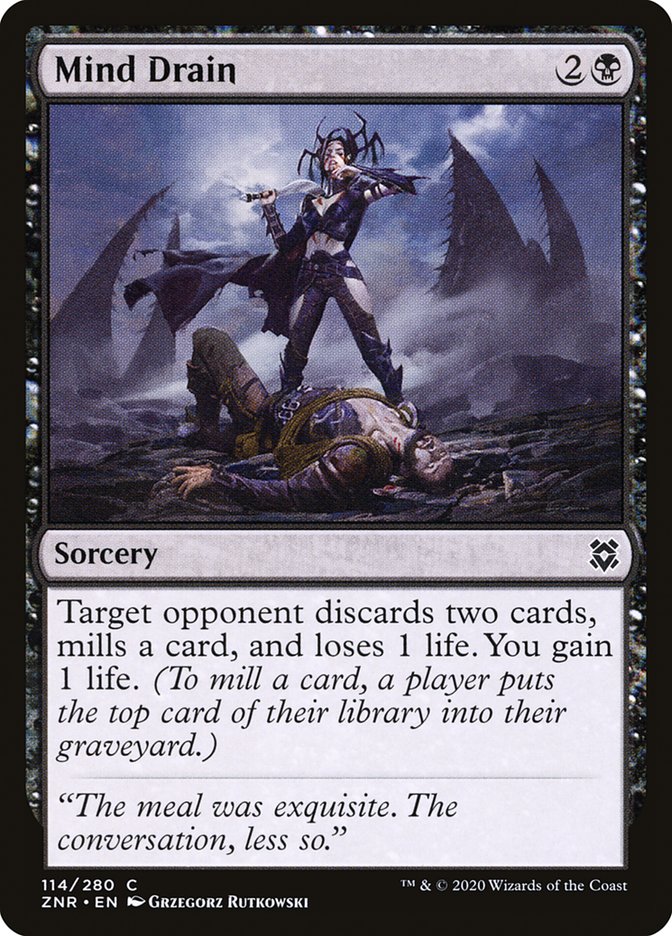 Mind Drain 114/280 (Zendikar Rising)  - Foil