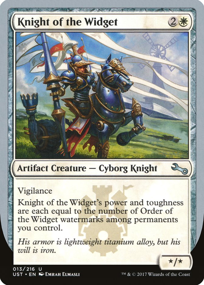 Knight of the Widget 13/216 (Unstable) 
