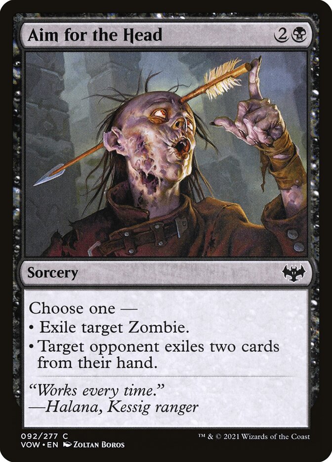 Aim for the Head 92/277 (Innistrad: Crimson Vow) 