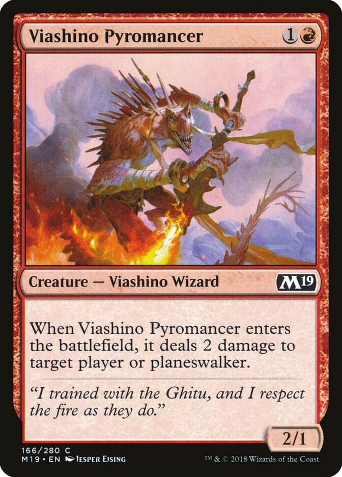 Viashino Pyromancer 166 (Core Set 2019) 