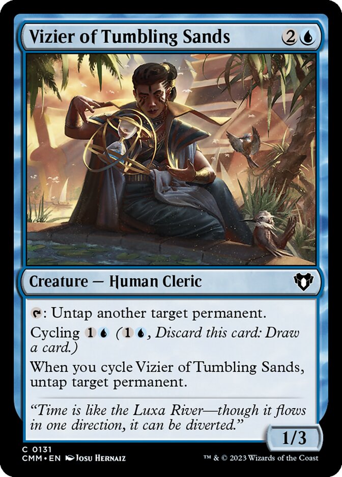 Vizier of Tumbling Sands 131/451 (Commander Masters) 