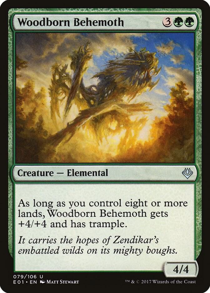 Woodborn Behemoth 79/106 (Archenemy: Nicol Bolas) 