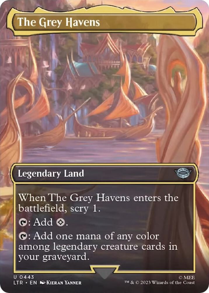 The Grey Havens 443/281 (Universes Beyond: The Lord of the Rings: Tales of Middle-earth)  - Borderless