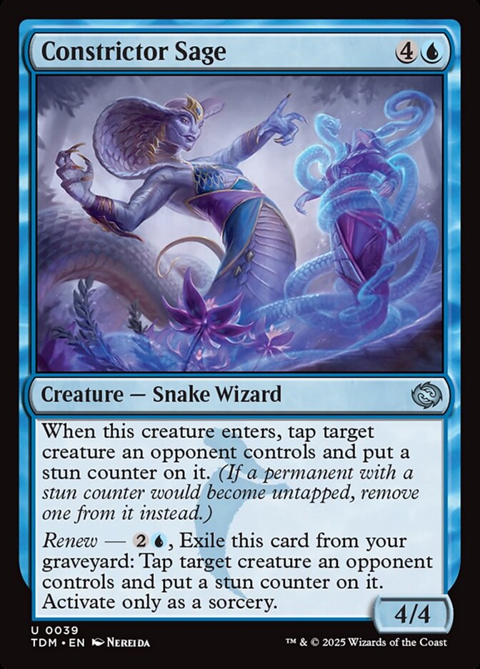 Constrictor Sage 39 (Tarkir: Dragonstorm)  - Foil