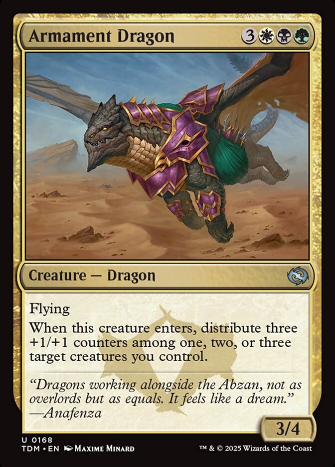 Armament Dragon 168/291 (Tarkir: Dragonstorm) 