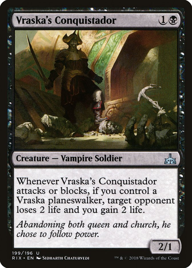 Vraska's Conquistador 199/196 (Rivals of Ixalan) 