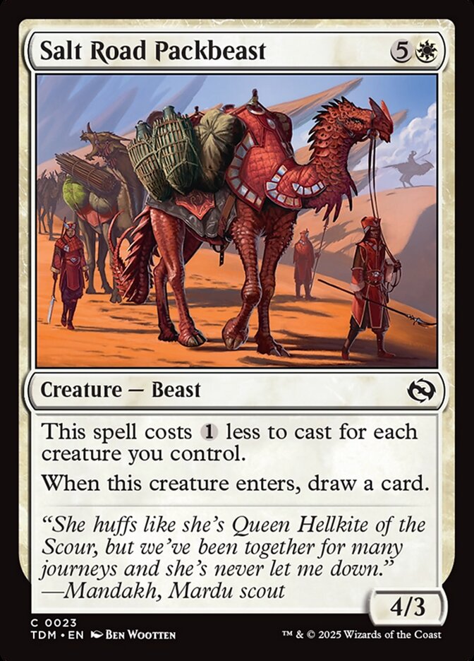 Salt Road Packbeast 23 (Tarkir: Dragonstorm)  - Foil