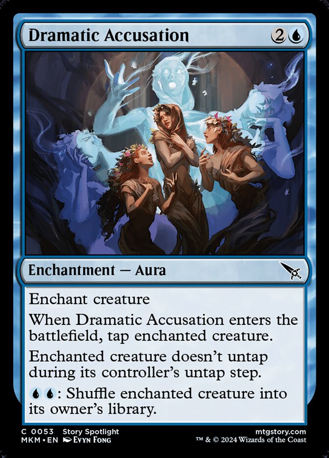 Dramatic Accusation 53/286 (Murders at Karlov Manor)  - Foil