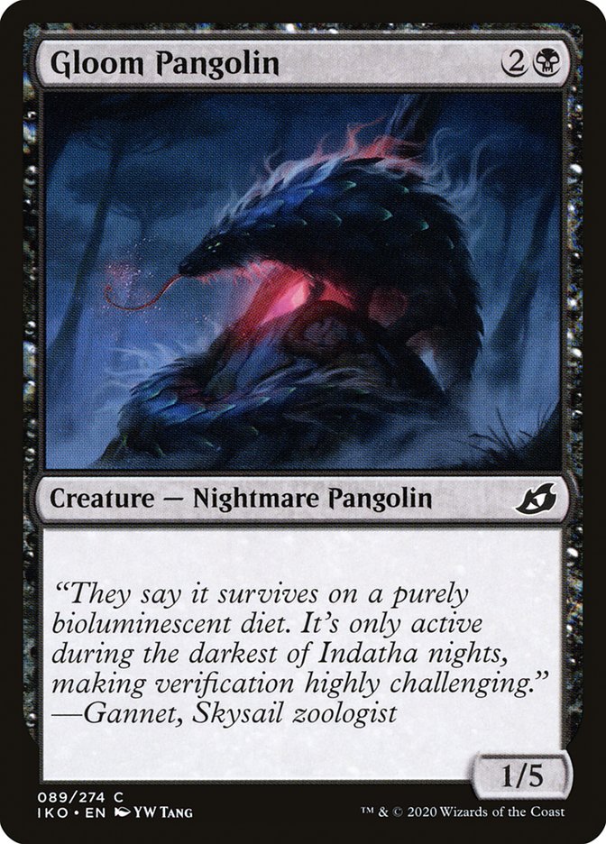 Gloom Pangolin 89/274 (Ikoria: Lair of Behemoths)  - Foil