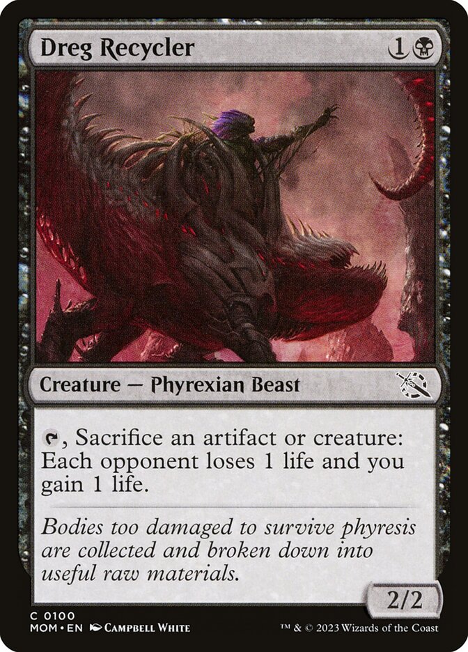 Dreg Recycler 100/291 (March of the Machine)  - Foil