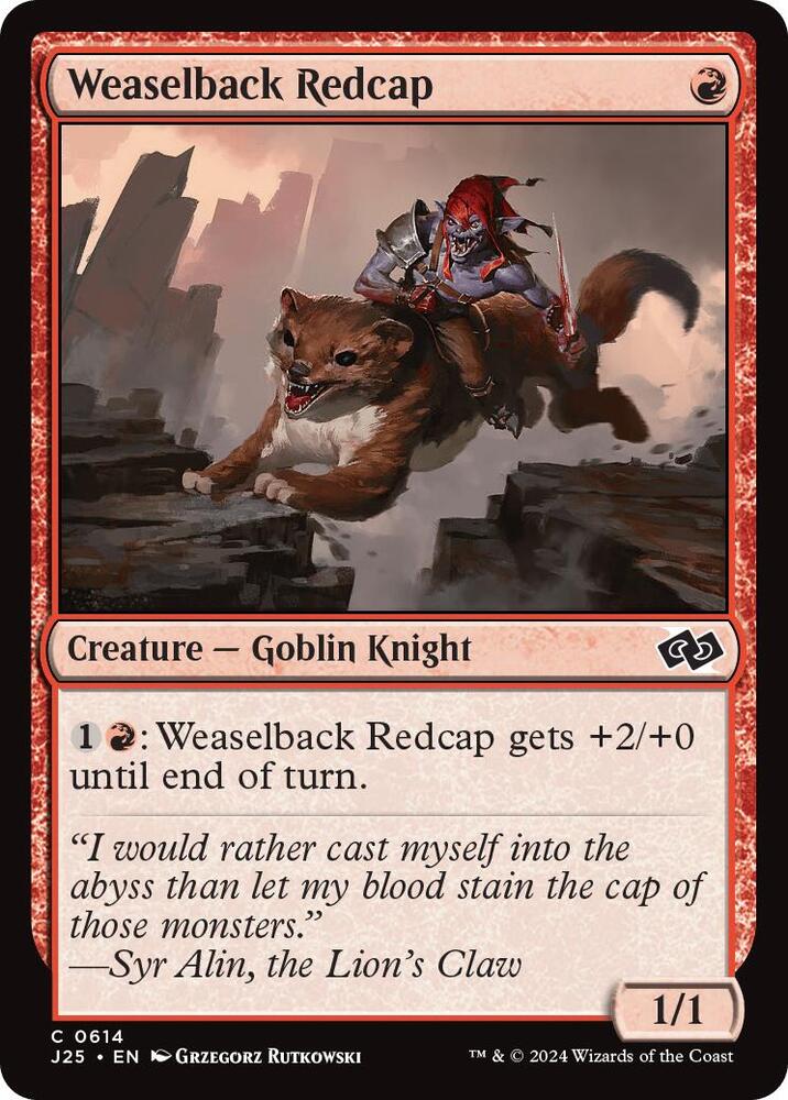 Weaselback Redcap 614/779 (Foundations Jumpstart) 