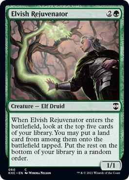 Elvish Rejuvenator 60/1 (Commander: Kaldheim) 