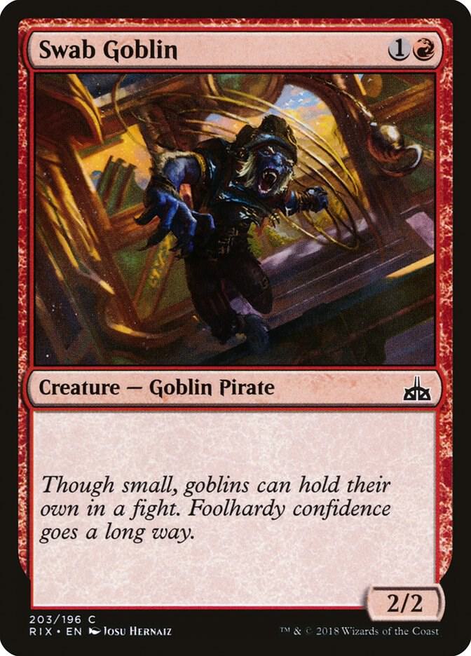 Swab Goblin 203/196 (Rivals of Ixalan) 