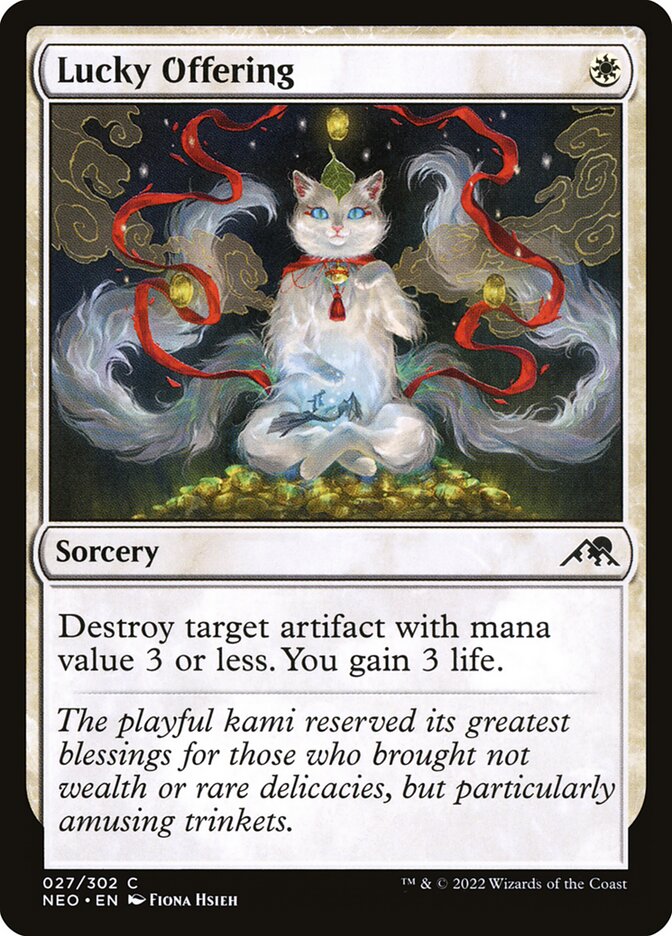 Lucky Offering 27/302 (Kamigawa: Neon Dynasty) 