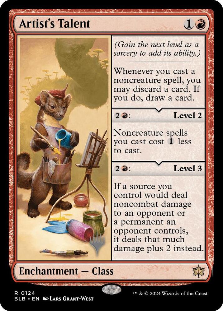 Artists Talent 124 (Promo Pack: Bloomburrow)  - Foil