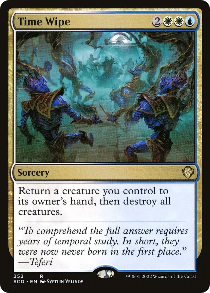 Time Wipe 252 (Starter Commander Decks) 