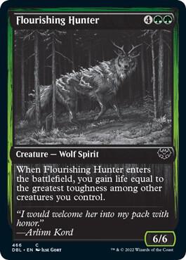 Flourishing Hunter 466/534 (Innistrad: Double Feature) 