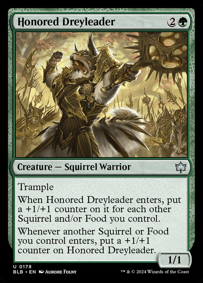 Honored Dreyleader 178 (Bloomburrow)  - Foil