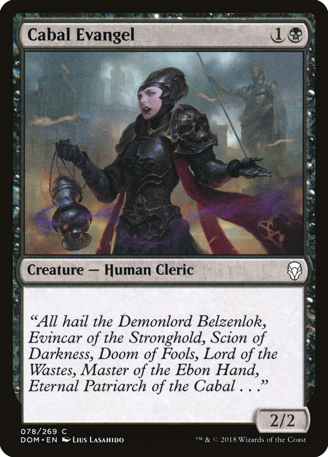 Cabal Evangel 78/269 (Dominaria) 